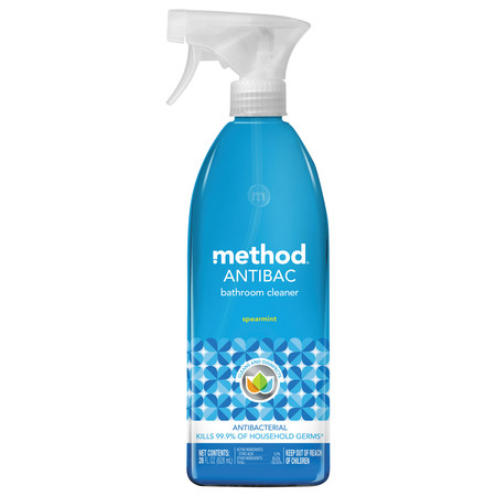 Method Antibacterial Spray, Bathroom, Spearmint, 28oz Bottle 817939011522